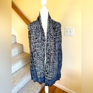 Nic+Zoe black and blue cardigan.